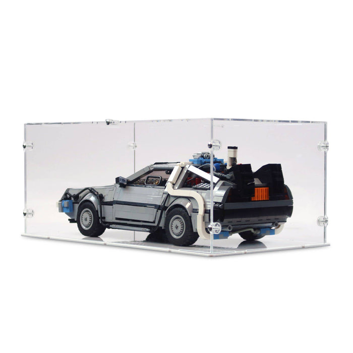 MOC DeLorean Time Machine Display Case